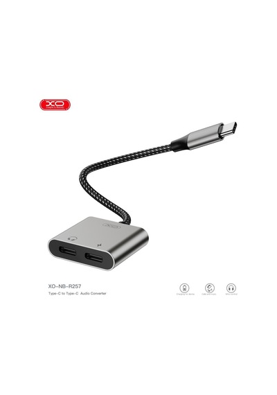 Nb-r257a 2 Type-c Girişli Audio Dönüştürücü Kablo Aparat