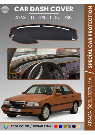 Mercedes C Class W202 1993-2000 Torpido Örtüsü Premium Kalite Torpido Koruma Özel Kesim Uv Koruma - 559 Stiloto