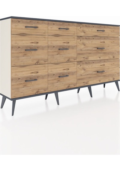 Arges Konsol 9 Çekmeceli 176x30x99 Aytaşı-antrasit/çam Antrasıt/atlas Çam - Aytası Arges Konsol 9 Çekmeceli 176x30x99 Aytaşı-antrasit/çam Antrasıt/atlas Çam - Aytası
