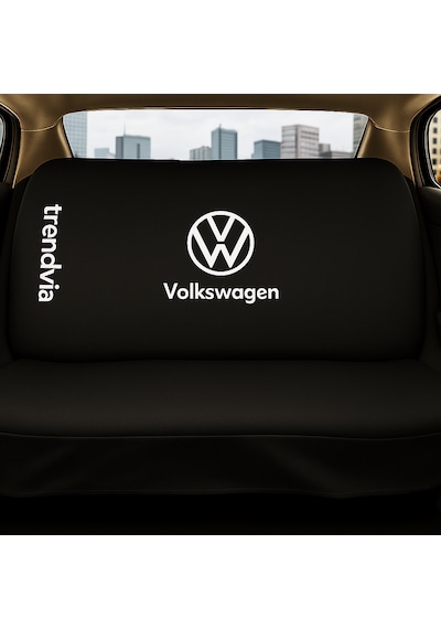 Volkswagen Uyumlu Ön Arka Koltuk Kılıfı Penye Servis Tipi Oto Koltuk Koruma Seti Siyah