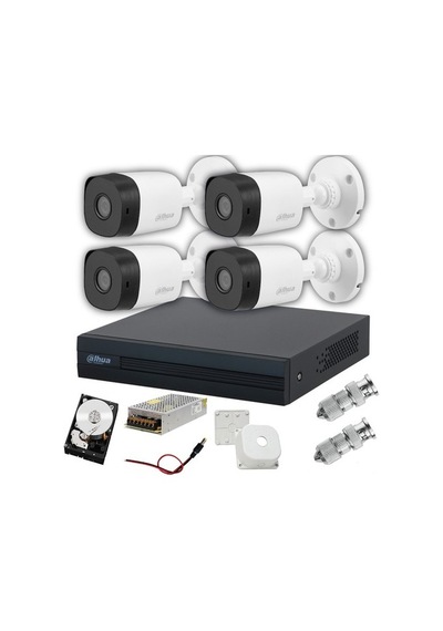 Dahua Krb441 Kablo Hariç 4 Kameralı Full Set