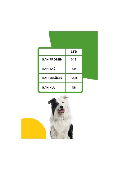 Sarı Ambalaj Kuzulu Yetişkin Köpek Maması 15kg