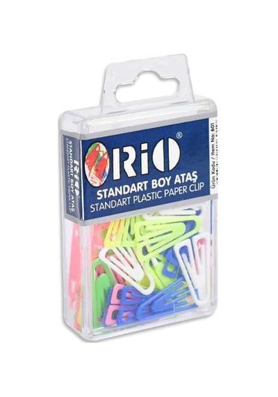 601 Plastik Renkli Ataş Standart Boy 1 Adet Diğer