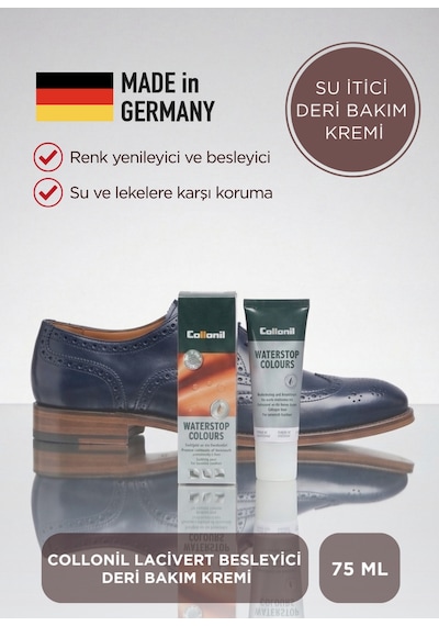 Collonil Tuna Waterstop Besleyici Ve Su İtici Lacivert Deri Krem Boya 75 Ml Badem Yağlı 546 Diğer