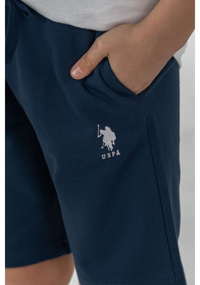 U.s. Polo Assn. Erkek Çocuk Beyaz Bermuda Takım Us2431-c-v3 Beyaz