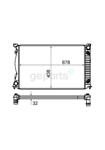 Su Radyatoru A6 2004-2013 8mk 376 735-151