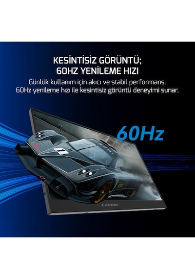 Ezcool Lite E15T 15.6" 4 MS Full HD IPS 60 Hz Dokunmatik Taşınabilir Monitör