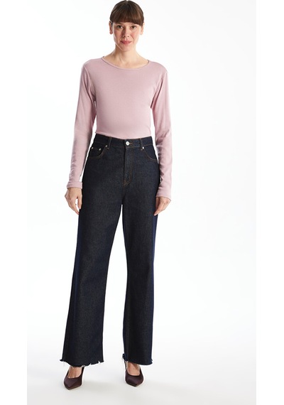 Lcwaıkıkı Basic Pembe Bisiklet Yaka Kadın Fitilli Body Lcwaıkıkı Basic Pembe Bisiklet Yaka Kadın Fitilli Body