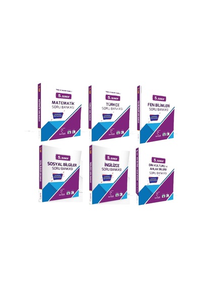 Karekök 5.sınıf Soru Bankası 6 Ki 6 Kitap Seti