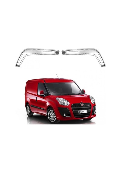 Fiat Doblo Ön Tampon Kaşı - Fark Kaşı Abs Krom