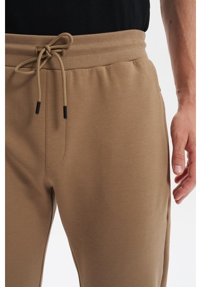 AR-MA Arma Erkek Slim Fit Basic Interlok Dar Paça Eşofman Altı Arka Ve Ön Cepler Gizli Fermuarlı %80 Pamuk %14 Polyester %6 Elastane K30174998802 Gri Açık