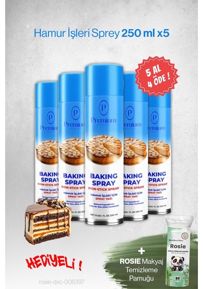 Premium Hamur İşleri 250 Ml, 5 Al 4 Öde Hediyeli