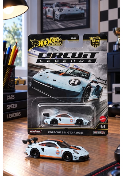 Hot Wheels Porsche 911 Gt3 R 992 Car Culture Circuit Legends Premium Oyuncak Araba Çok Renkli