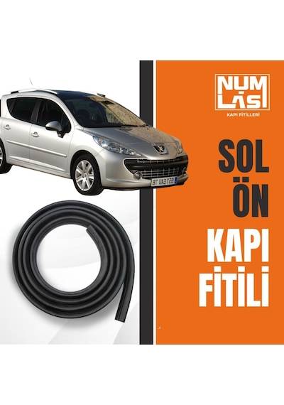 Peugeot 207 Station Wagon Sol Ön Kapı Fitili-a Kalite-numlas-nm3660
