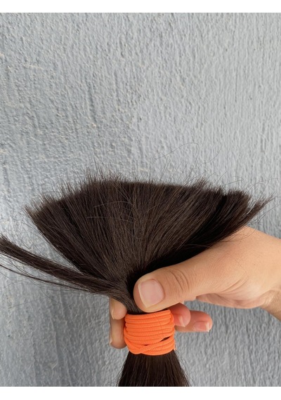 Sentetik - Gerçek Karşım İnsan Saçı 60cm 190 Gram