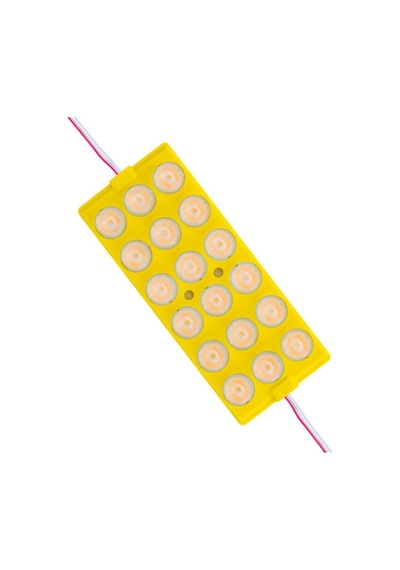 12v Modul Lamba 18-ledli Camlı Kablolu Sarı 137 57 Mm
