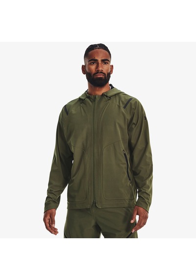 Under Armour Unstoppable Erkek Yeşil Rüzgarlık Düz 1370494 Yeşil