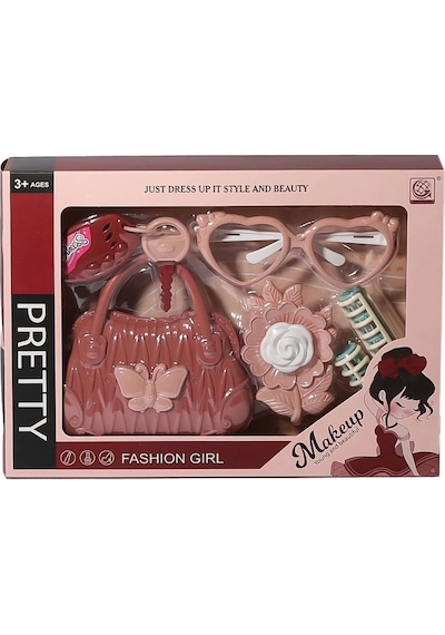1188-1-4 Çantalı Güzellik Seti -birliktoys