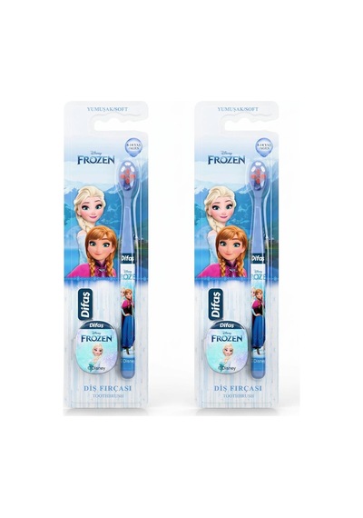 Difaş Frozen Yumuşak Kıllı Diş Fırçası 8-14 Yaş 2 Adet
