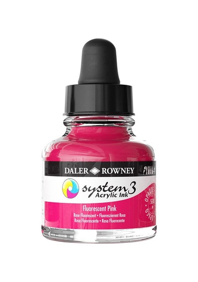 Dr System 3 Akrilik Mürekkep 29.5Ml 538 Fluorescent Pink