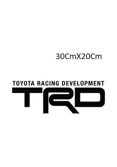 Toyota Trd Oto Sitcker Yapıştırma Araba