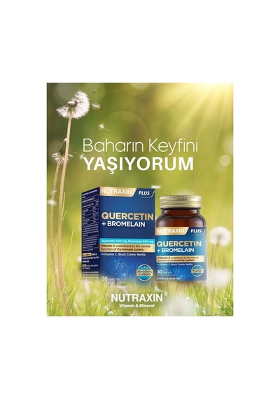 Nutraxin Quercetin + Bromelain 30 Tablet 4'li Paket