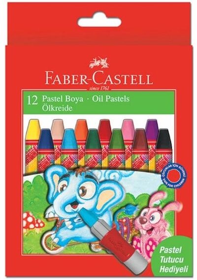Faber Castell Pastel Boya Seti 12li Çok Renkli