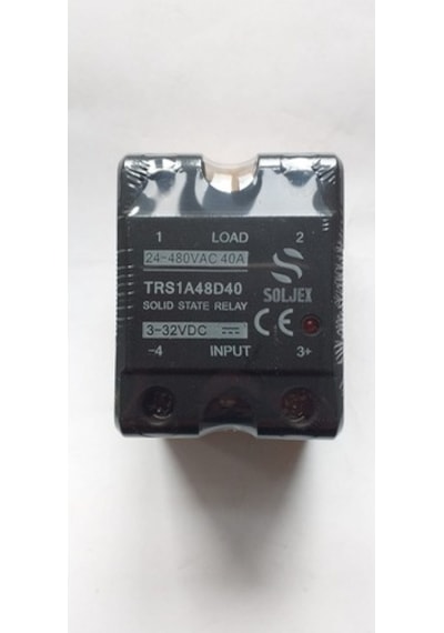 Soljex Trs1A48D40 Solid State Relay Ssr 40A Input: 3-32Vdc
