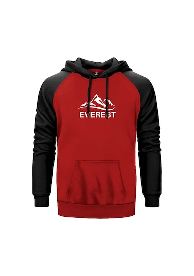 Everest Classic Kırmızı Renk Reglan Kol Sweatshirt Kırmızı