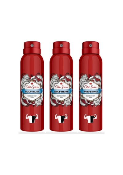 Old Spice Wolfthorn Erkek Sprey Deodorant 150 ML x 3
