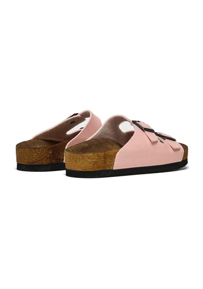 Tonny Black Rahat Kalıp Poli Taban Çift Tokalı Çocuk Unisex Pudra Sandalet Tber530 Pudra