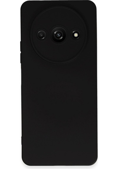 Newface - 336 - Xiaomi Redmi A3 4g Kılıf Nano İçi Kadife Silikon - Edntrend - - Siyah Sıyah