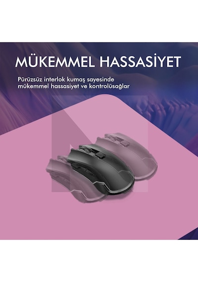 MP05 - 100x50 3xlarge Pembe Gaming Mousepad Ev Ofis Oyun