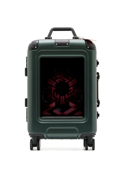 Missidea Pro Led Ekranlı Akıllı Valiz Haki Kabin Boy