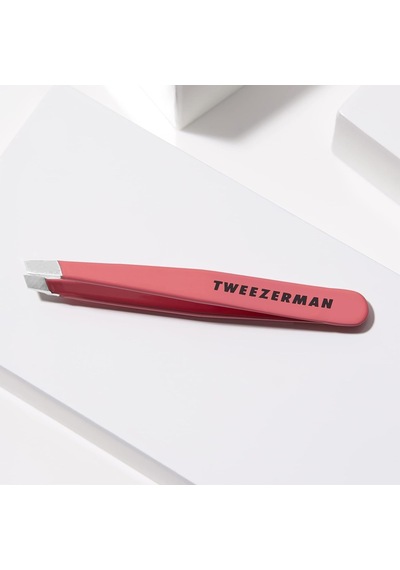 Tweezerman Mini Slant Tweezer Geranium - Cımbız