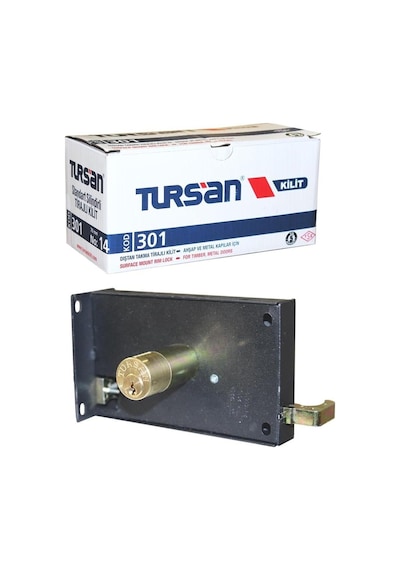 Tursan 301 Trajlı Kilit Kare Tip