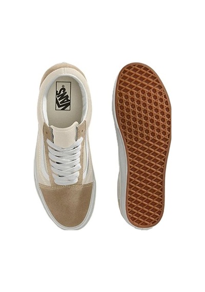 Tommy Hilfiger Old Skool Uniseks Krem Spor Ayakkabı - Vn000d7z