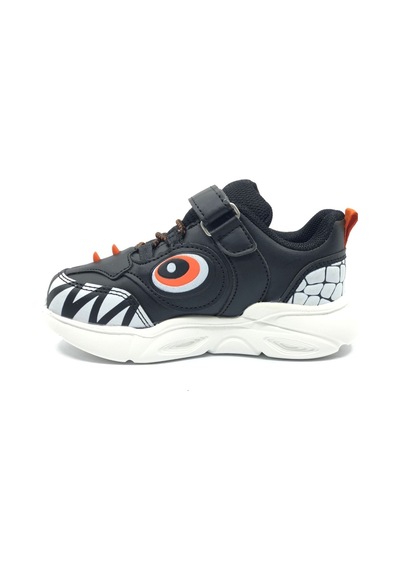 Cool Stego Işıklı Ortopedik Çocuk Spor Ayakkabı Siyah