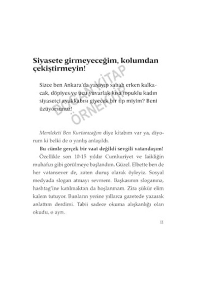 Beni Gözünüzde Büyütmeyin