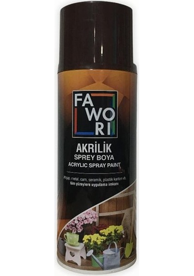 Fawori Akrilik Sprey Boya 400 ML.kahve