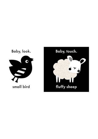 Baby Touch: My First Book: A Black-and-white Cloth Book