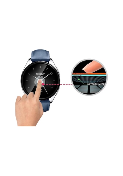 Huawei Watch Gt5 Pro 46mm Ekran Koruyucu Flexible Tam Kapama