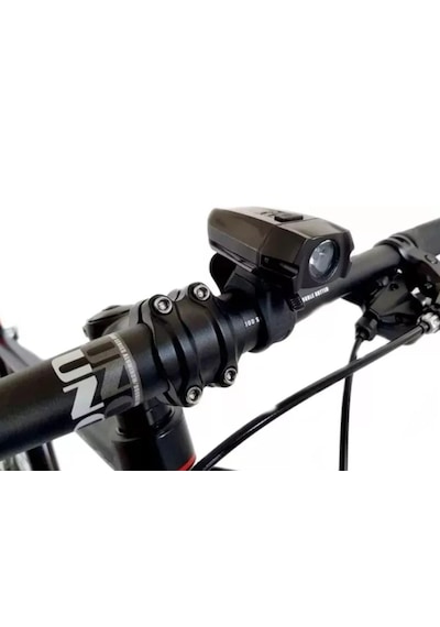 Zozo JY-7027 Usb Şarjlı 400Lm 6 Fonksiyonlu Bisiklet Farı Siyah