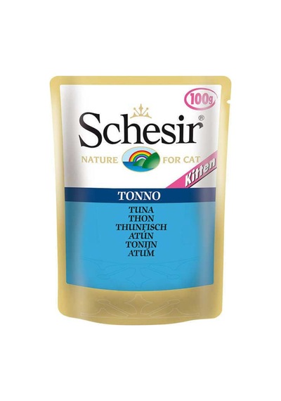 Schesir Nature For Cat Ton Balıklı Pouch Yavru Kedi Yaş Maması 100 G