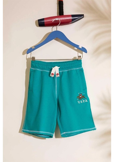 U.S. Polo Assn. Erkek Çocuk Örme Şort Çok Renkli