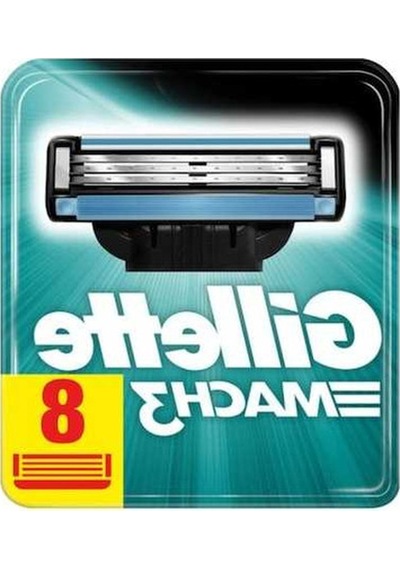 Wenlin Gillette Mach3 Yedek Tıraş Bıçağı 8'li, Oynar Başlık, Daha Keyifli Tıraş