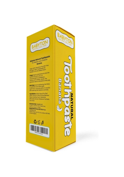 Babyton Organik Doğal Muz Aromalı Diş Macunu 50 Gr