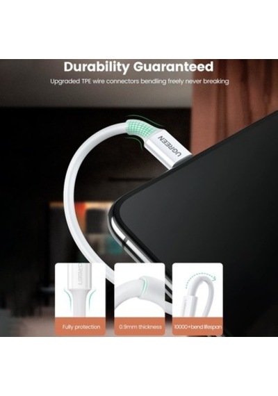 Hızlı Şarj Kablosu İle İphone Uyumlu Usb-a Bağlantısı