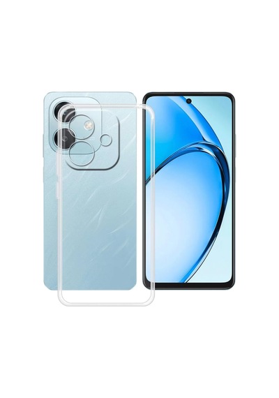 Newface Oppo A3 Kılıf Lüx Şeffaf Silikon