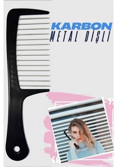 Metal Dişli Masaj Etkili Saç Açma Tarağı 721393